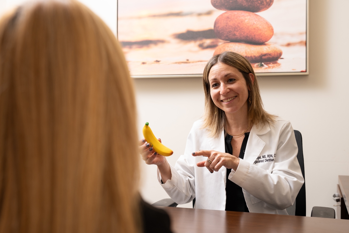 Doctor consulting patient