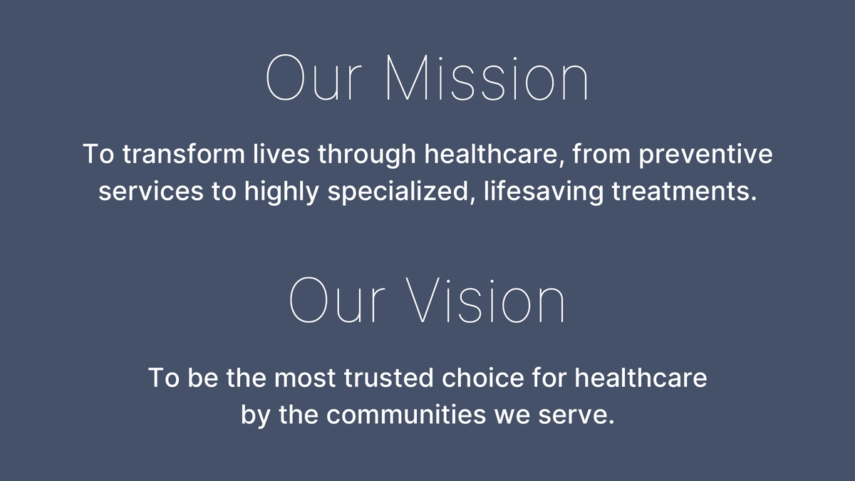 Englewood Health's mission and vision