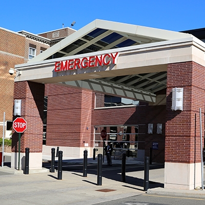 ED building entrance